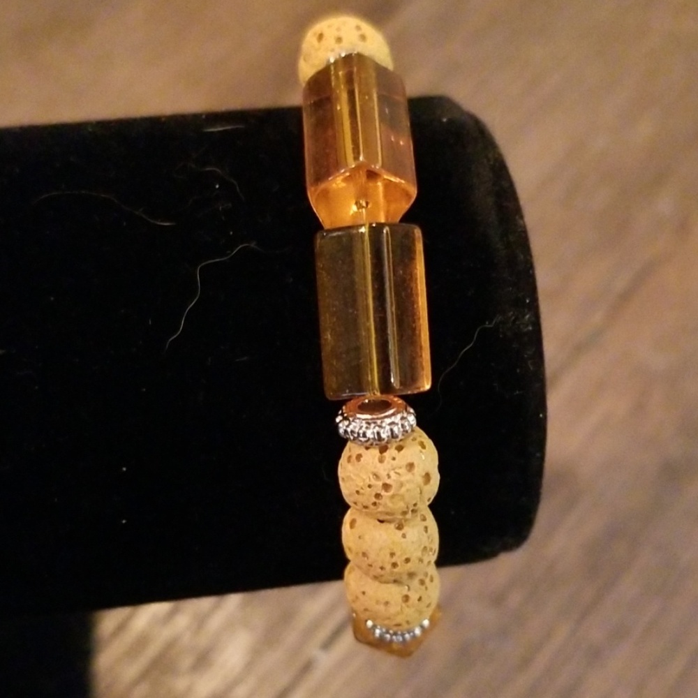 Lava rock bracelet